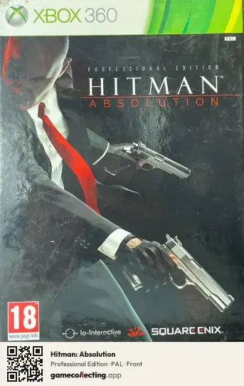Hitman: Absolution Xbox 360, PAL box front