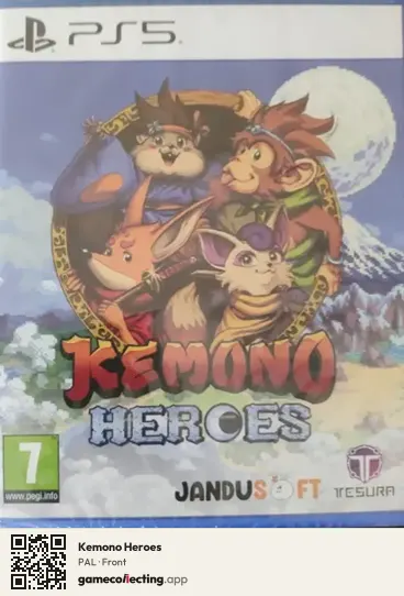 Kemono Heroes PlayStation 5, PAL box front