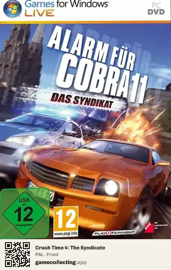 Crash Time 4: The Syndicate Computer, PAL box front