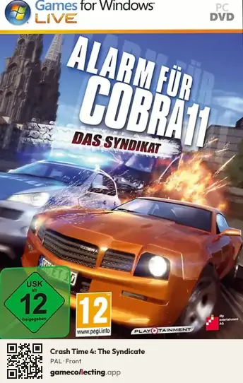 Crash Time 4: The Syndicate Computer, PAL box front