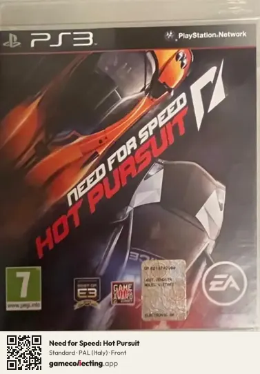 Need for Speed: Hot Pursuit PlayStation 3, Italy box front