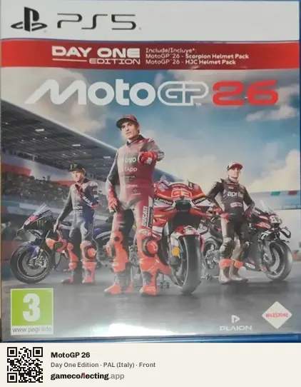 MotoGP 26 PlayStation 5, Italy box front