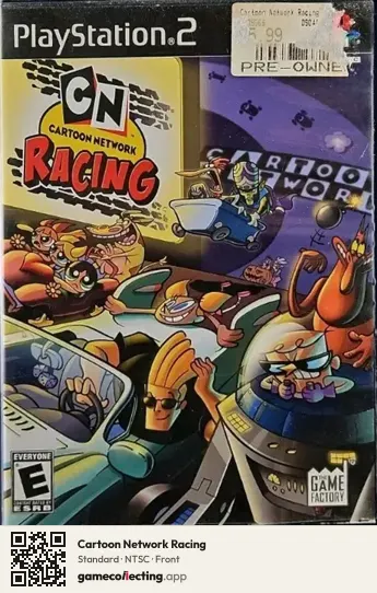 Cartoon Network Racing PlayStation 2, NTSC box front