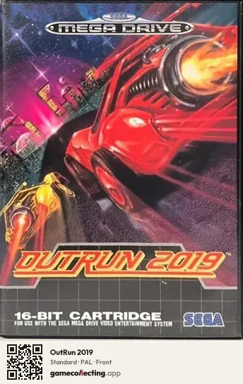 OutRun 2019 Sega Mega Drive / Genesis, PAL box front