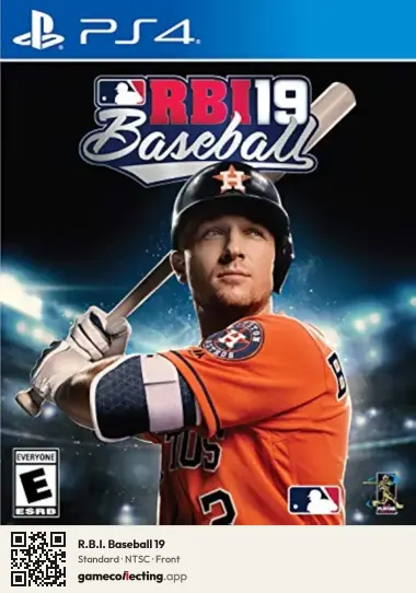 R.B.I. Baseball 19 PlayStation 4, NTSC box front