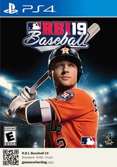 R.B.I. Baseball 19 PlayStation 4, NTSC box front