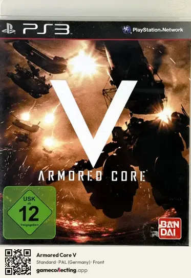 Armored Core V PlayStation 3, Germany box front