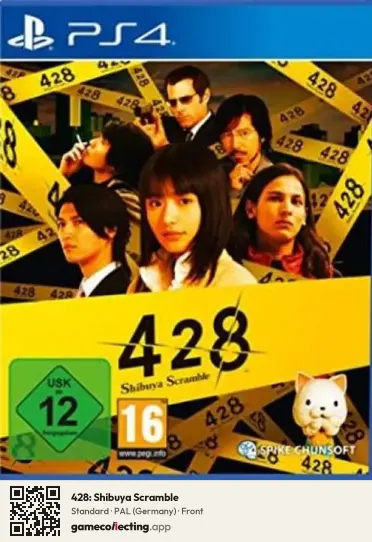428: Shibuya Scramble PlayStation 4, Germany box front