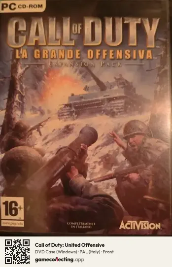 Call of Duty: United Offensive Computer, Italy box front
