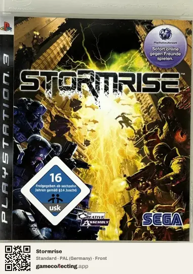 Stormrise PlayStation 3, Germany box front