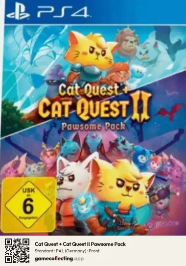Cat Quest + Cat Quest II Pawsome Pack PlayStation 4, Germany box front
