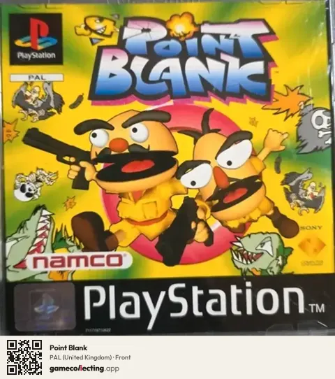 Point Blank PlayStation, United Kingdom box front