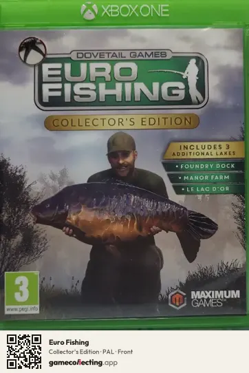 Euro Fishing Xbox One, PAL box front
