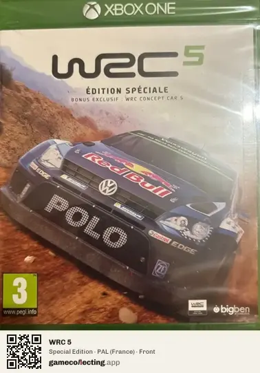 WRC 5 Xbox One, France box front
