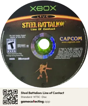 Steel Battalion: Line of Contact Xbox, NTSC disc