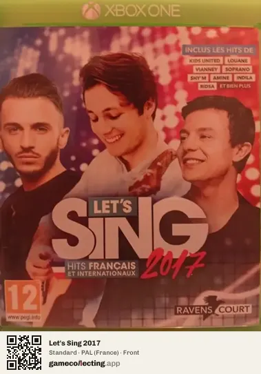 Let's Sing 2017 Xbox One, France box front