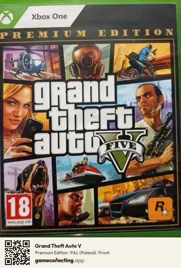 Grand Theft Auto V Xbox One, Poland box front