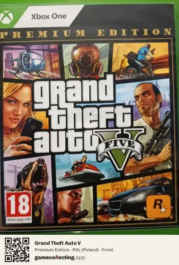 Grand Theft Auto V Xbox One, Poland box front