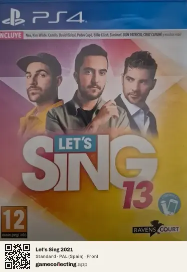Let's Sing 2021 PlayStation 4, Spain box front