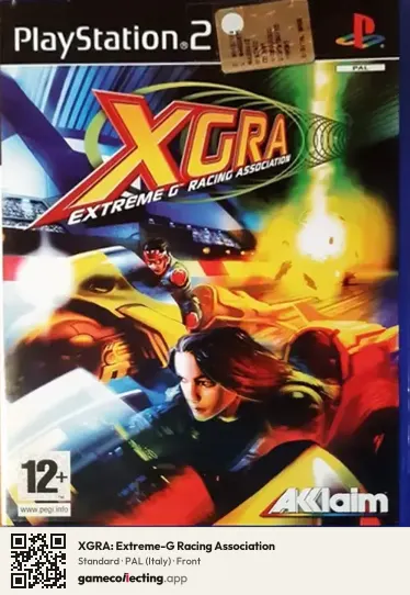 XGRA: Extreme-G Racing Association PlayStation 2, Italy box front