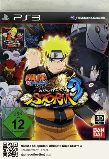 Naruto Shippuden: Ultimate Ninja Storm 3 PlayStation 3, Germany box front