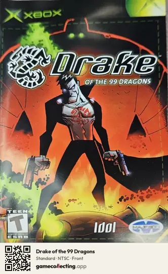 Drake of the 99 Dragons Xbox, NTSC box front