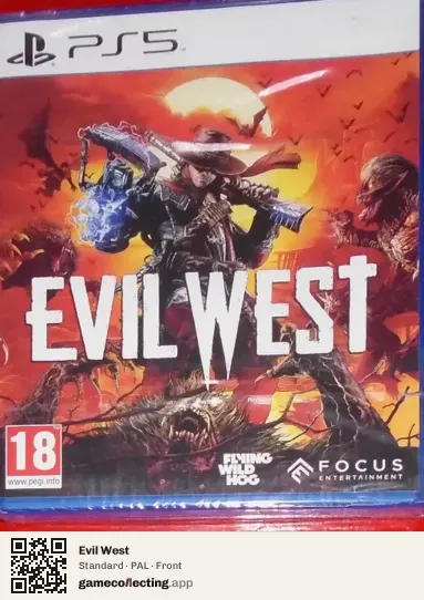 Evil West PlayStation 5, PAL box front
