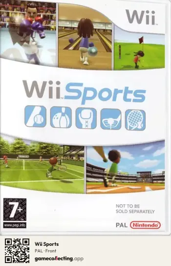 Wii Sports Nintendo Wii, PAL box front
