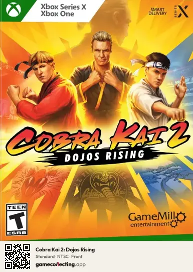 Cobra Kai 2: Dojos Rising Xbox Series X, NTSC box front