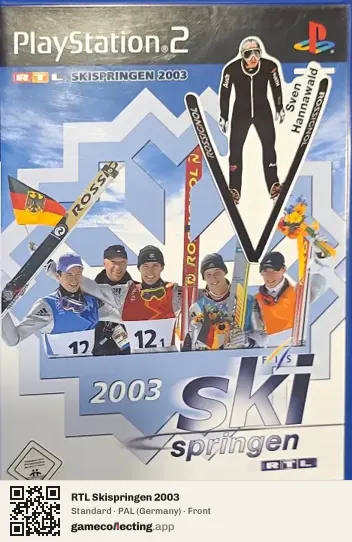 RTL Skispringen 2003 PlayStation 2, Germany box front