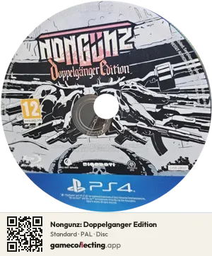Nongunz: Doppelganger Edition PlayStation 4, PAL disc