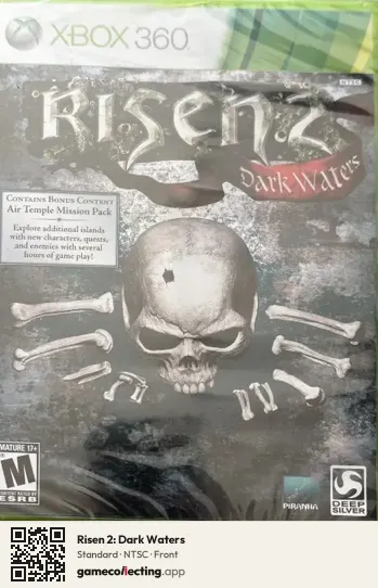 Risen 2: Dark Waters Xbox 360, NTSC box front
