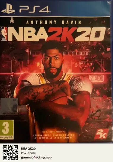 NBA 2K20 PlayStation 4, PAL box front