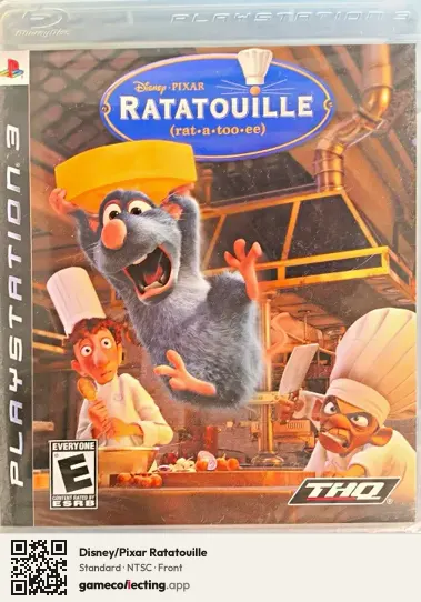 Disney/Pixar Ratatouille PlayStation 3, NTSC box front