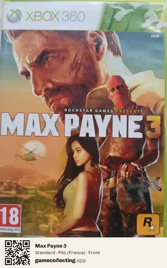 Max Payne 3 Xbox 360, France box front