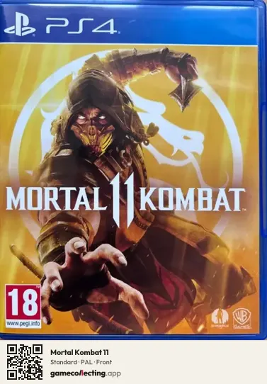 Mortal Kombat 11 PlayStation 4, PAL box front