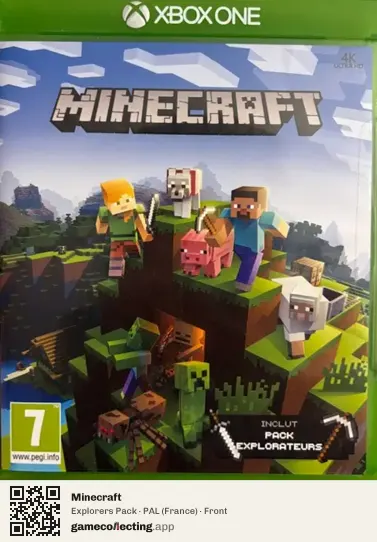 Minecraft Xbox One, France box front