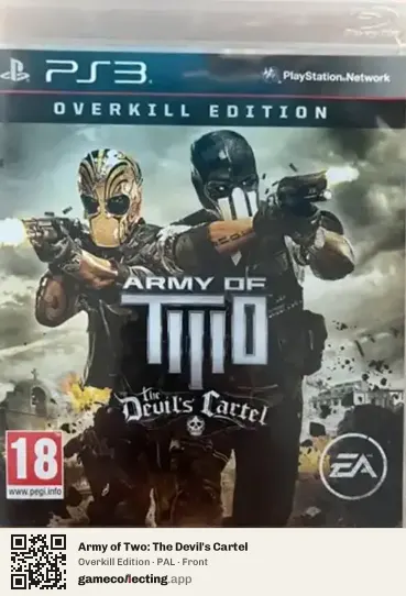 Army of Two: The Devil's Cartel PlayStation 3, PAL box front