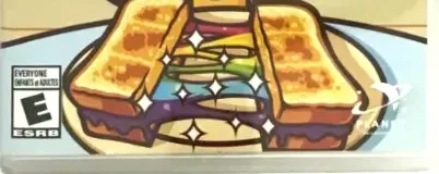 Cooking Mama: Cookstar, the ESRB box on its front