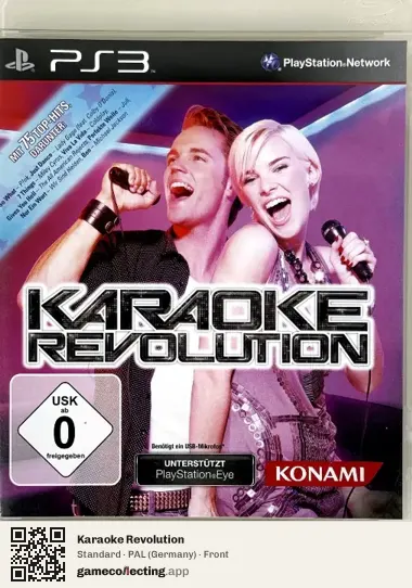 Karaoke Revolution PlayStation 3, Germany box front