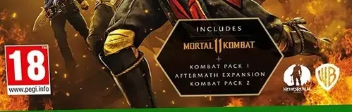 Mortal Kombat 11, the PEGI square on its front