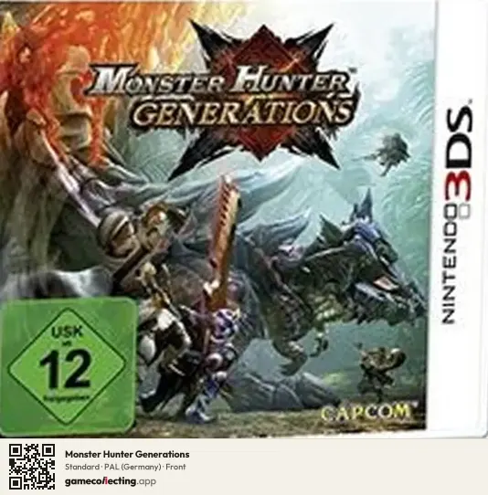 Monster Hunter Generations Nintendo 3DS, Germany box front
