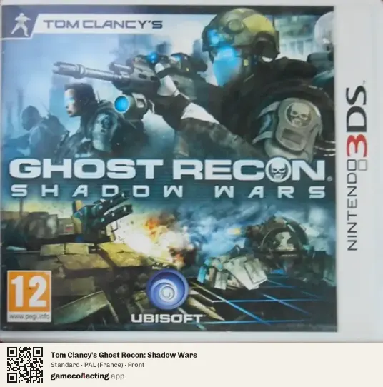 Tom Clancy's Ghost Recon: Shadow Wars Nintendo 3DS, France box front