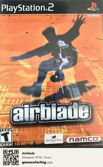 Airblade PlayStation 2, NTSC box front