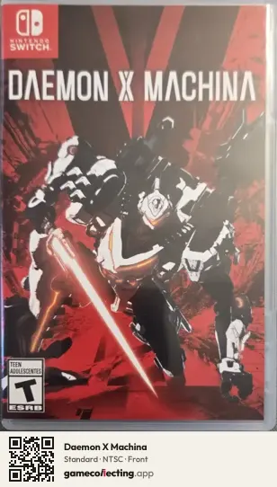 Daemon X Machina Nintendo Switch, NTSC box front