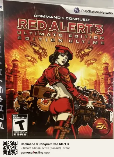 Command & Conquer: Red Alert 3 PlayStation 3, Canada box front