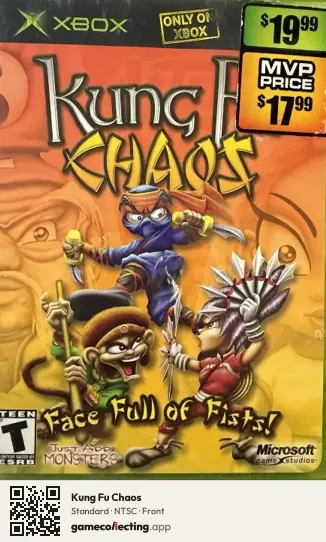 Kung Fu Chaos Xbox, NTSC box front