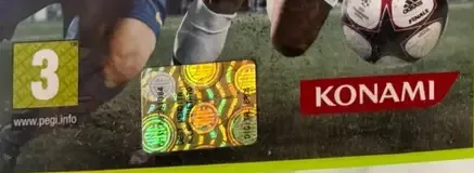 Pro Evolution Soccer 2010, the PEGI square on its front