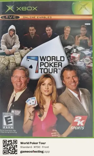 World Poker Tour Xbox, NTSC box front