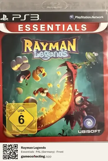 Rayman Legends PlayStation 3, Germany box front